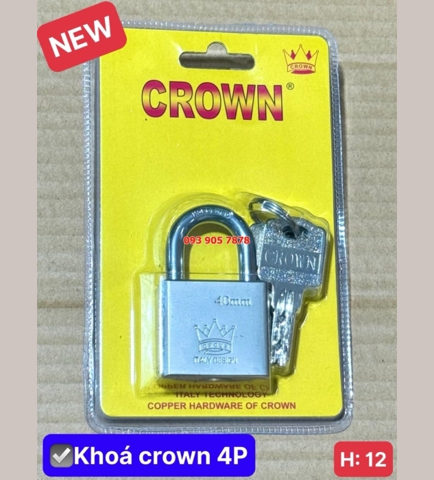 Khóa crown 4p