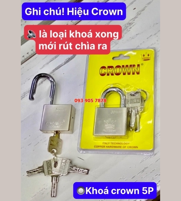 Khóa Crown 5P