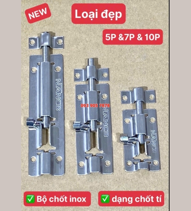 Chốt cửa inox TP