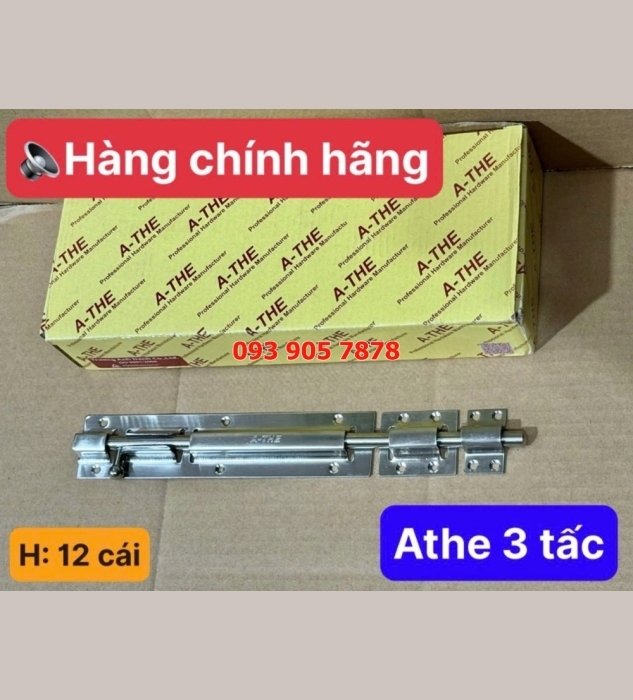 Chốt cửa athe 3 tấc