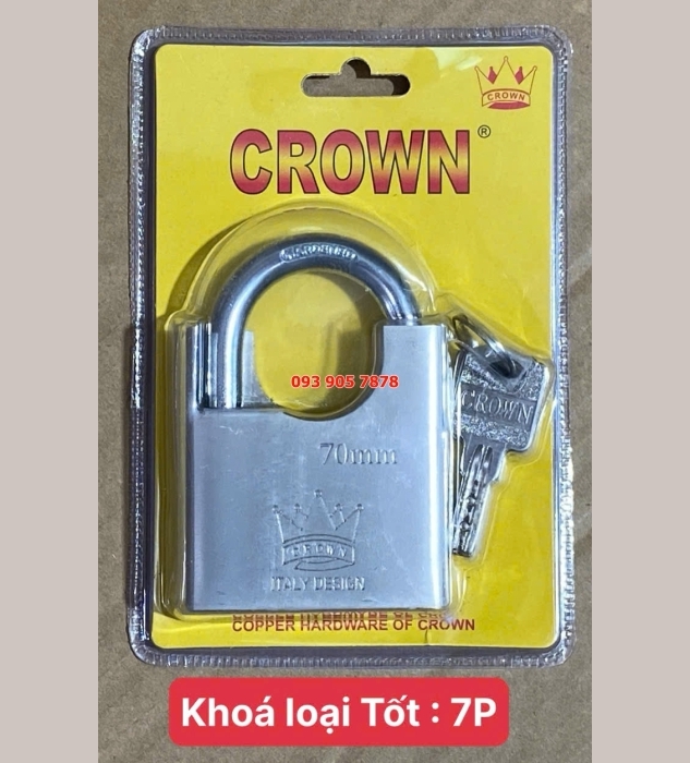 Khóa crown loại tốt TP