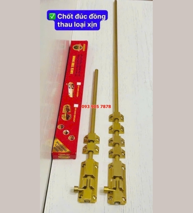 Chốt cửa đồng 1t 2t 3t 4t 5t 6t 8t 1 mét