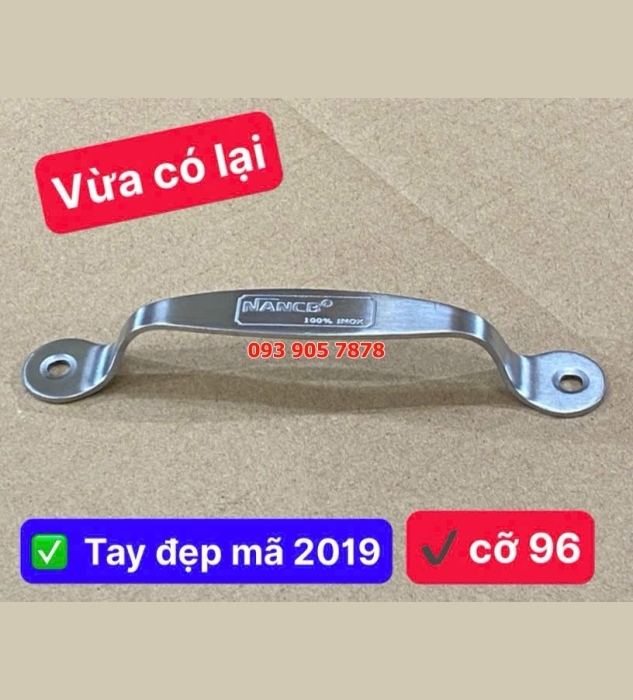 Tay nắm tủ 2019 cỡ 96 Hiệu TP