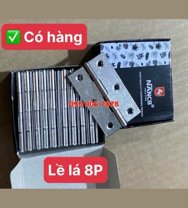 Bản lề lá 8P TP