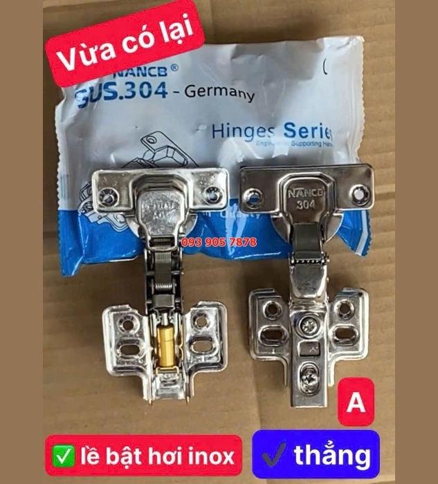 Bản Lề hơi inox TP