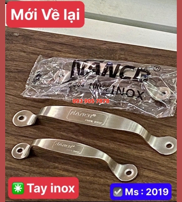 Tay nắm tủ Inox Hiệu TP