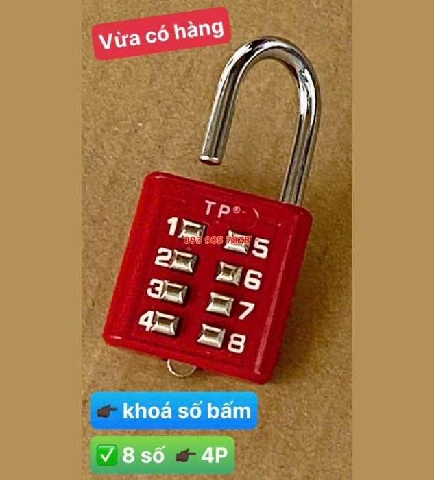 Khóa số 4 số TP