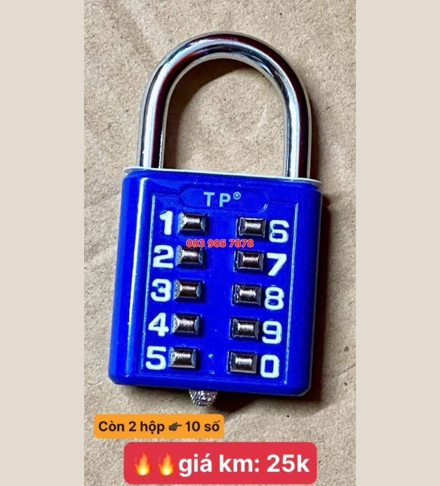 Khóa số 4 số TP